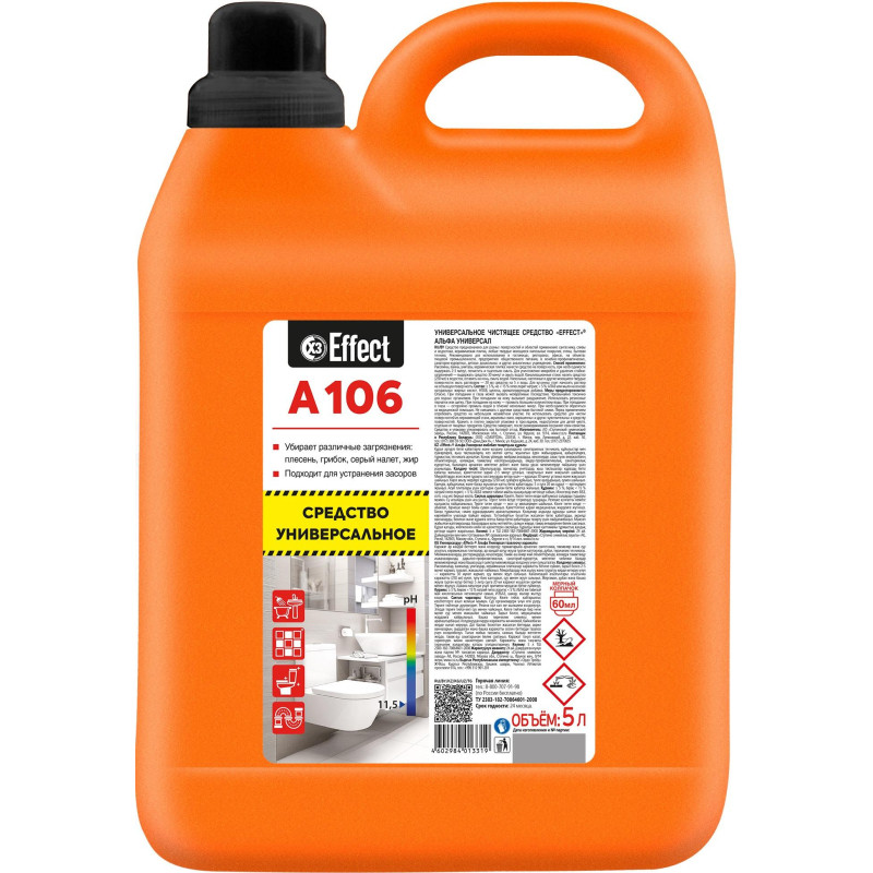 Профхим сантех щел д/уборки и сантехники Effect/ALFA 106, 5л