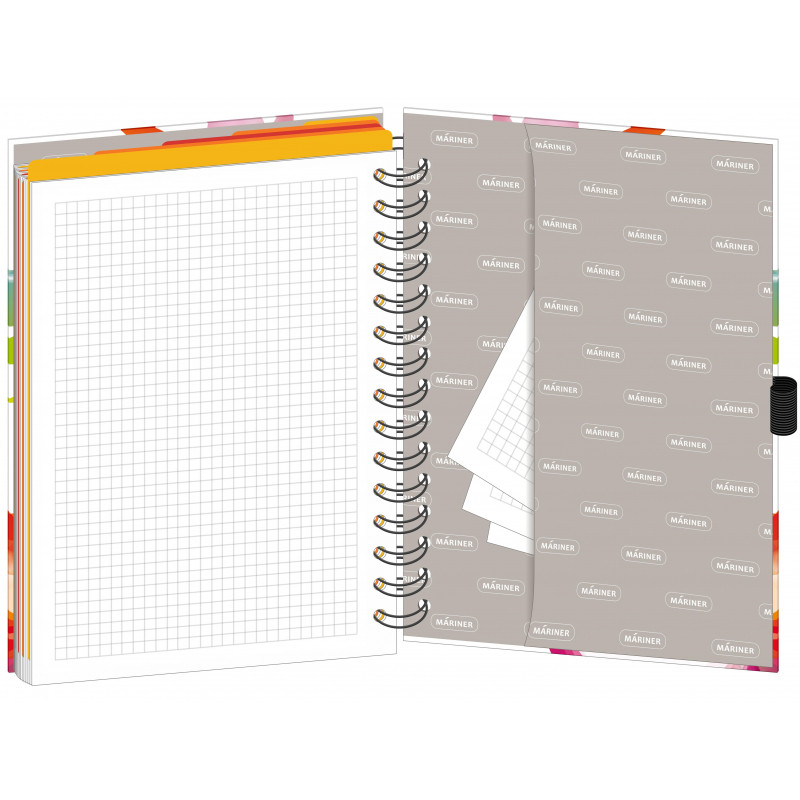 Бизнес-тетрадь Emotion,А5,150л.,148х20., 5 раз, рез под руч, кл+лин,0003