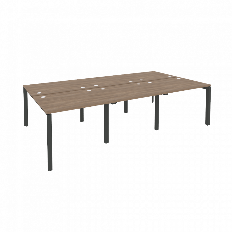 Onix Рабочая станция на П-образном м/к O.MP-D.RS-6.1.8 Дуб Аризона/Металл Антрацит 2940*1635*750