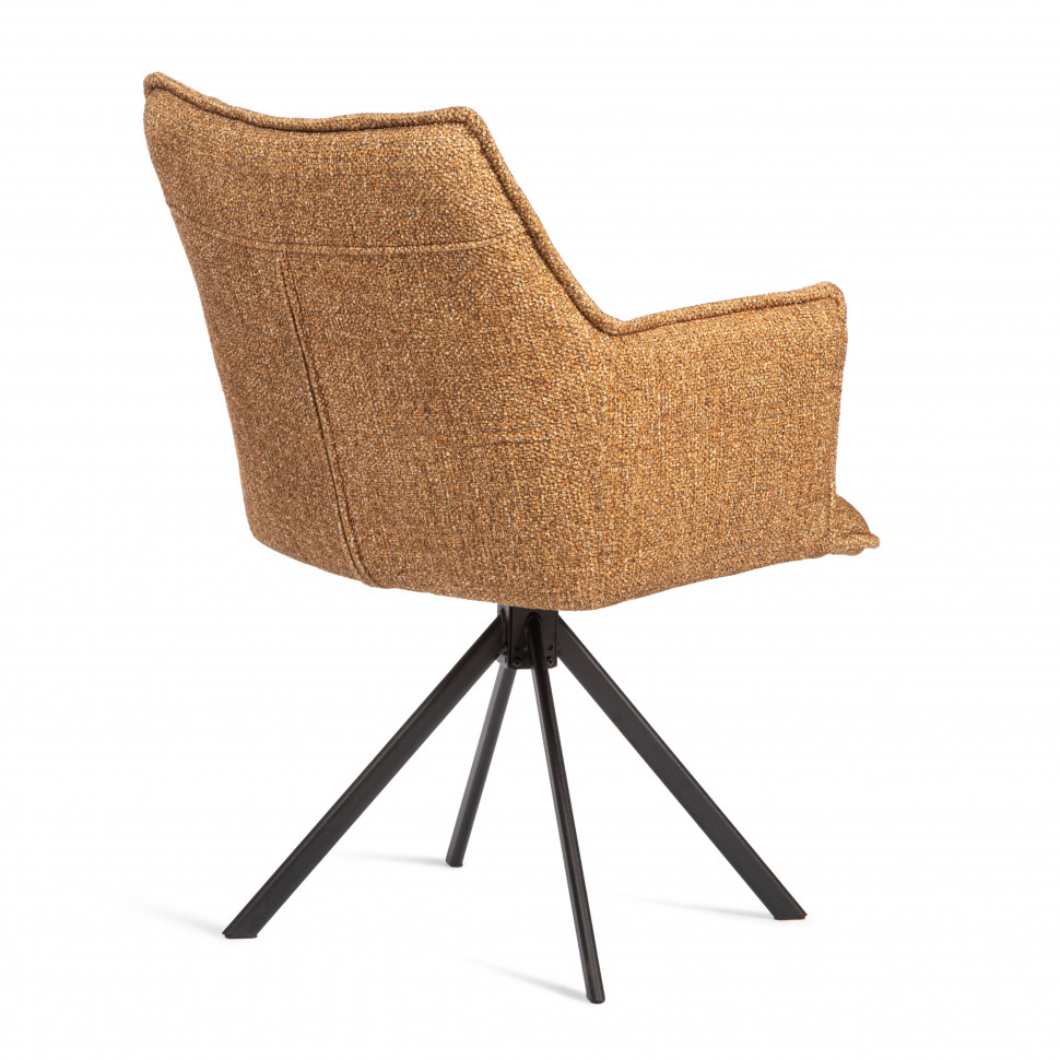 Кресло Lutz/Луц опора 360, велюр/букле, VT shape amber