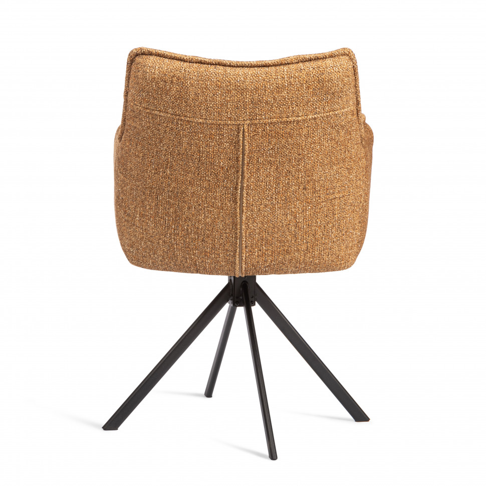 Кресло Lutz/Луц опора 360, велюр/букле, VT shape amber