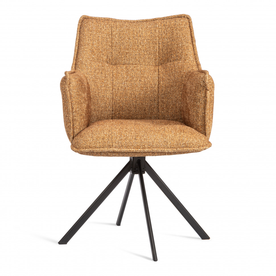 Кресло Lutz/Луц опора 360, велюр/букле, VT shape amber