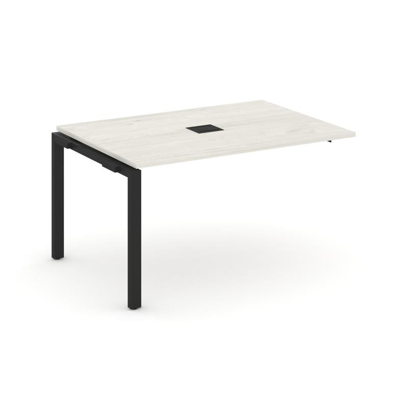 Style Project Проходной наб. элем. перег. стола SN-59P.NSPRG-002 Дуб Наварра/Металл Черный 1180*980*