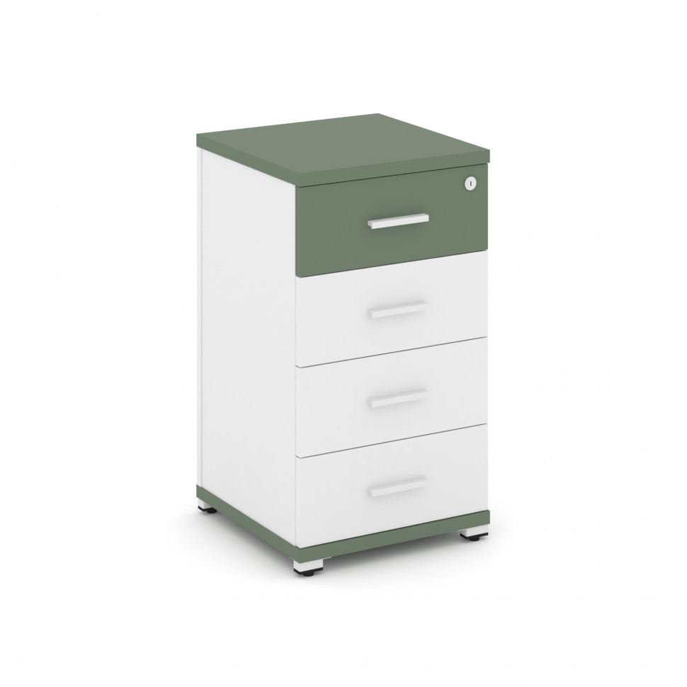 Concept Тумба опорная/приставная 4 ящ. CN.TUO-002 W Кобо/Белый Бриллиант/Металл Белый 420*420*750 Concept Тумба опорная/приставная 4 ящ. CN.TUO-002 W Кобо/Белый Бриллиант/Металл Белый 420*420*750