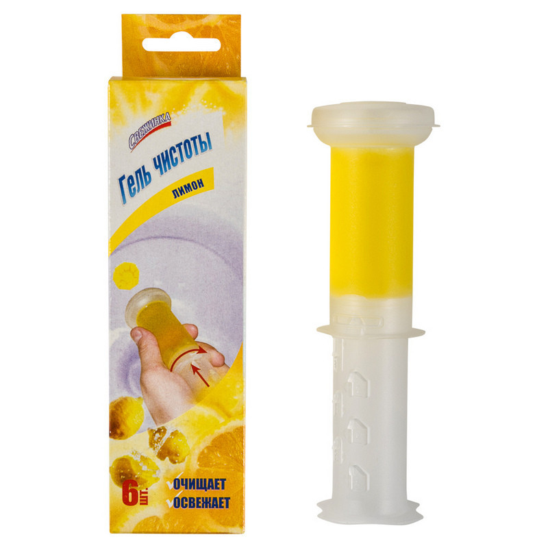 Освежитель для унитаза Свежинка лимон 37 г