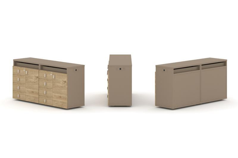 Estetica Набор №2. Тумба двойная+топ ES.NB.2T-2 Латте/Тиквуд Светлый 1500*410*750 Estetica Набор №2. Тумба двойная+топ ES.NB.2T-2 Латте/Тиквуд Светлый 1500*410*750