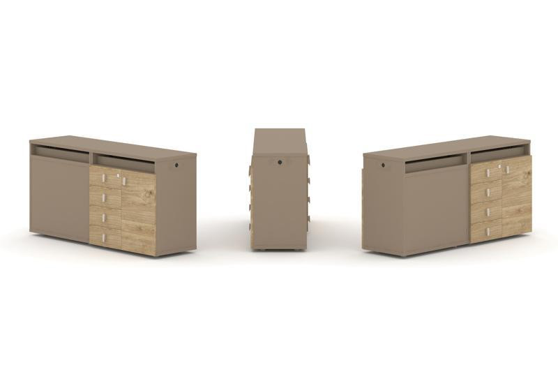 Estetica Набор №2. Тумба двойная+топ ES.NB.2T-2 Латте/Тиквуд Светлый 1500*410*750 Estetica Набор №2. Тумба двойная+топ ES.NB.2T-2 Латте/Тиквуд Светлый 1500*410*750