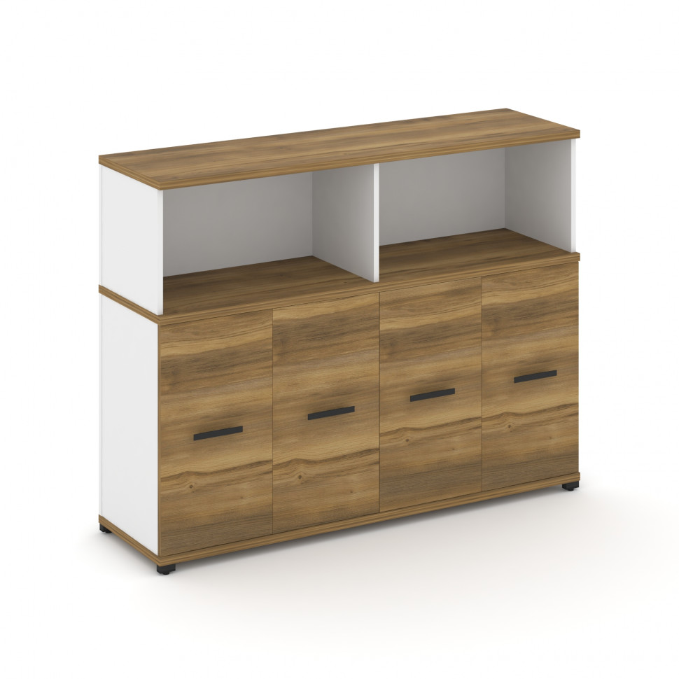 Concept Распаш. шкаф опорный/приставной с надставкой низ. CN.SOPR-007 B Сандал Янтарный/Белый Брилли Concept Распаш. шкаф опорный/приставной с надставкой низ. CN.SOPR-007 B Сандал Янтарный/Белый Брилли