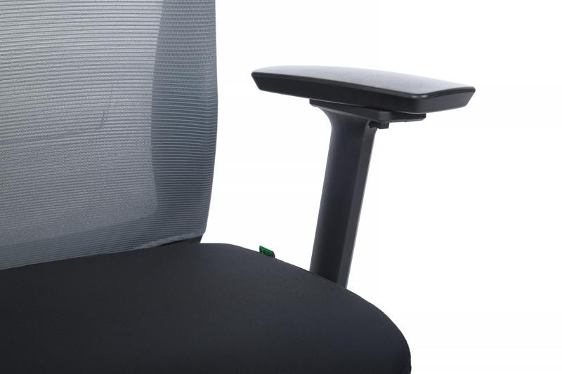 Кресло Фикс RCH 871E-3D-M3 Серый/Черный