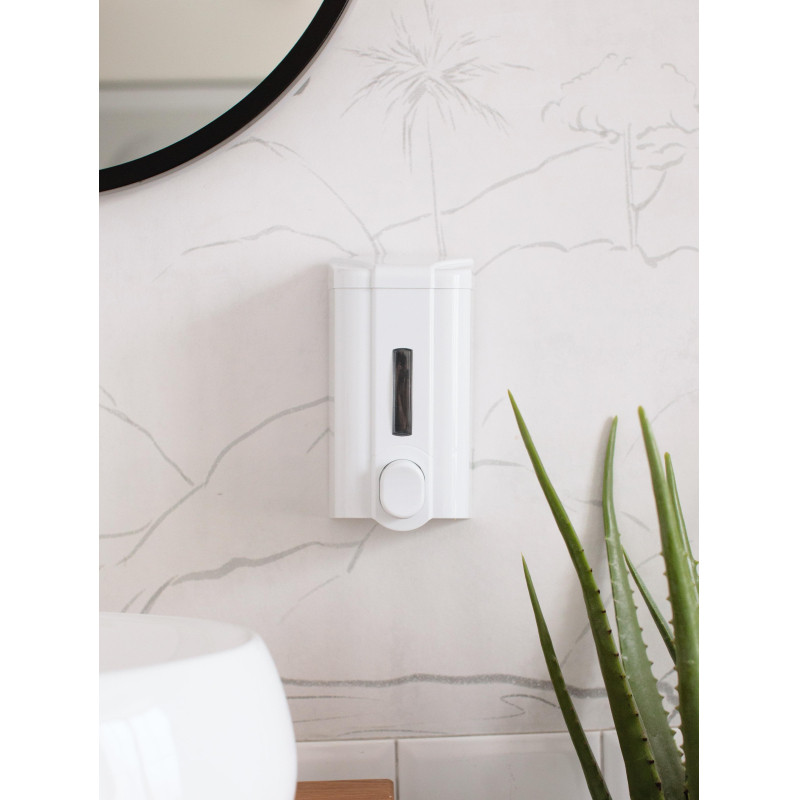 Дозатор для жидкого мыла Luscan Professional 1000мл белый пластик