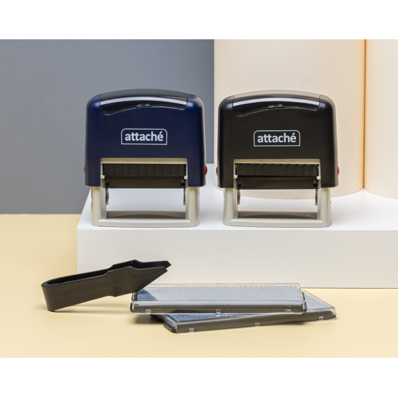 Штамп самонаборный Attache 1-4 стр. 48х18 8052
