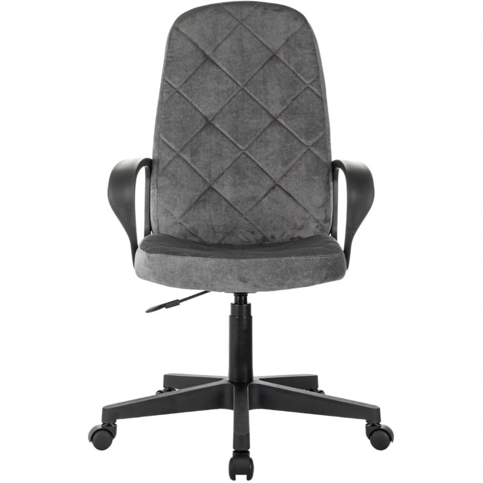 Кресло VB_EChair 602LT серый Light-19 крестов. пластик