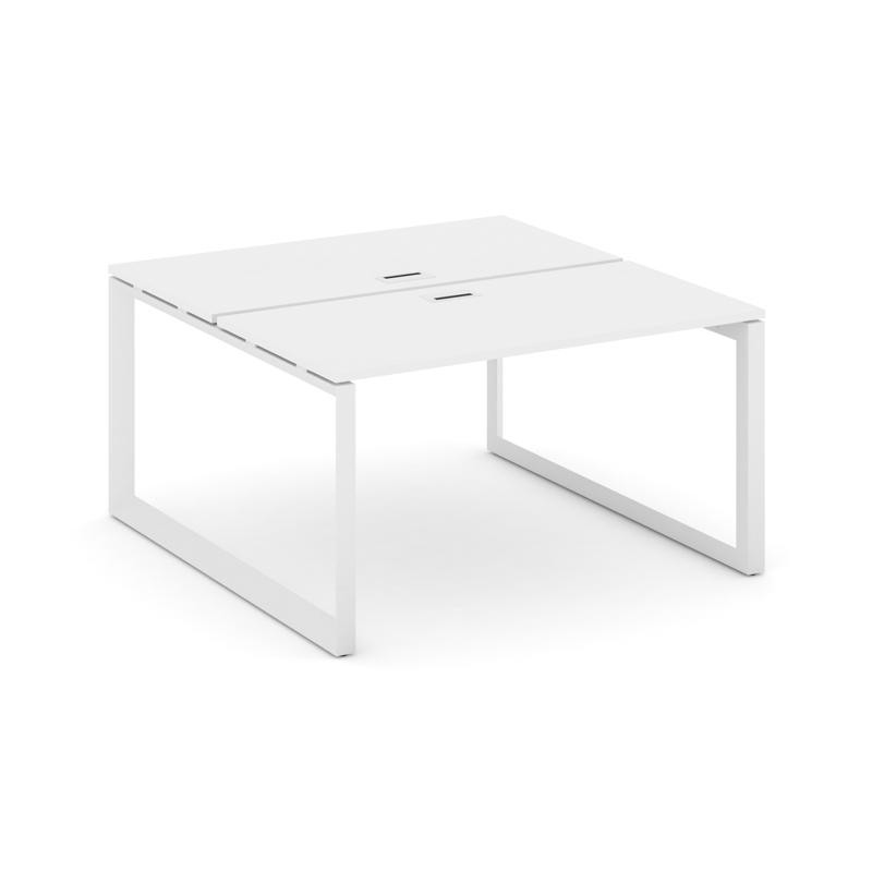 Style Project Рабочая станция двухсторонняя SN-59O.DRS-023 Белый/Металл Белый/Белый Заглушка 1380*16