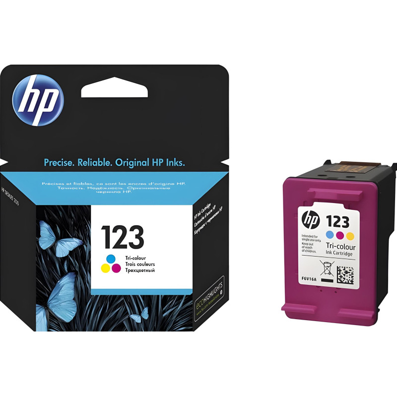 Картридж струйный HP 123 F6V16AE CMY цв. для DJ 2130
