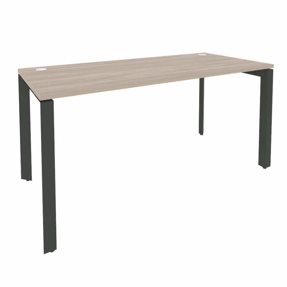 Onix Стол рабочий на П-образном м/к O.MP-SP-4.7 Дуб Аттик/Металл Антрацит 1580*720*750