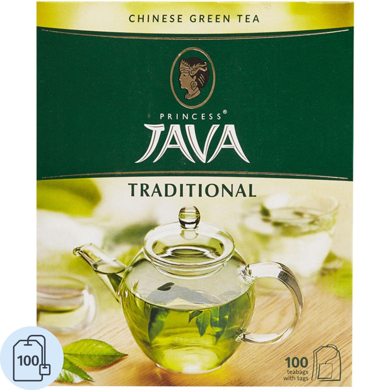 Чай Принцесса Ява зеленый 100 пак/уп 0880-18