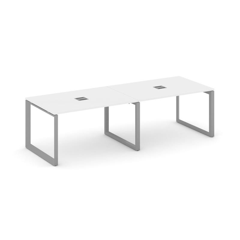 Style Project Стол переговорный SN-59O.SPRG-012 Белый/Металл Серый 2360*980*750