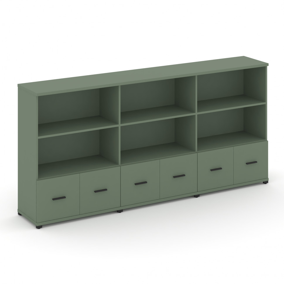 Concept Шкаф 3 широкие секции, 3 ниши CN.STS-331 B Кобо/Металл Черный 2500*420*1186 Concept Шкаф 3 широкие секции, 3 ниши CN.STS-331 B Кобо/Металл Черный 2500*420*1186