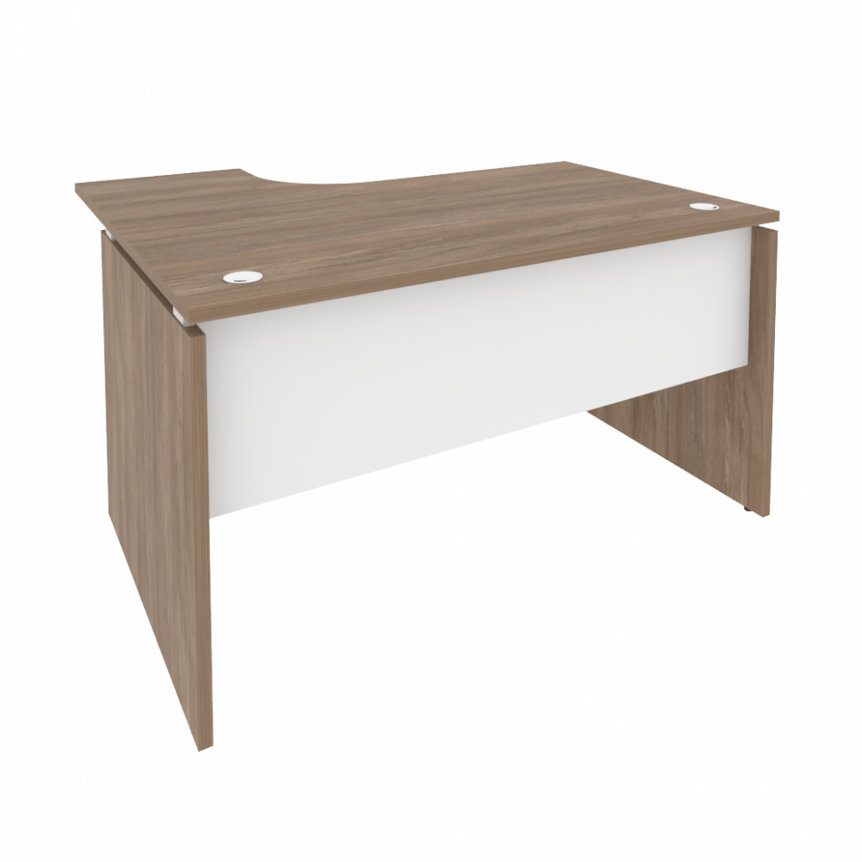 Onix Стол эргономичный правый O.SA-3 (R) Дуб Аризона/Белый Бриллиант 1380*1180*750 (800/460)