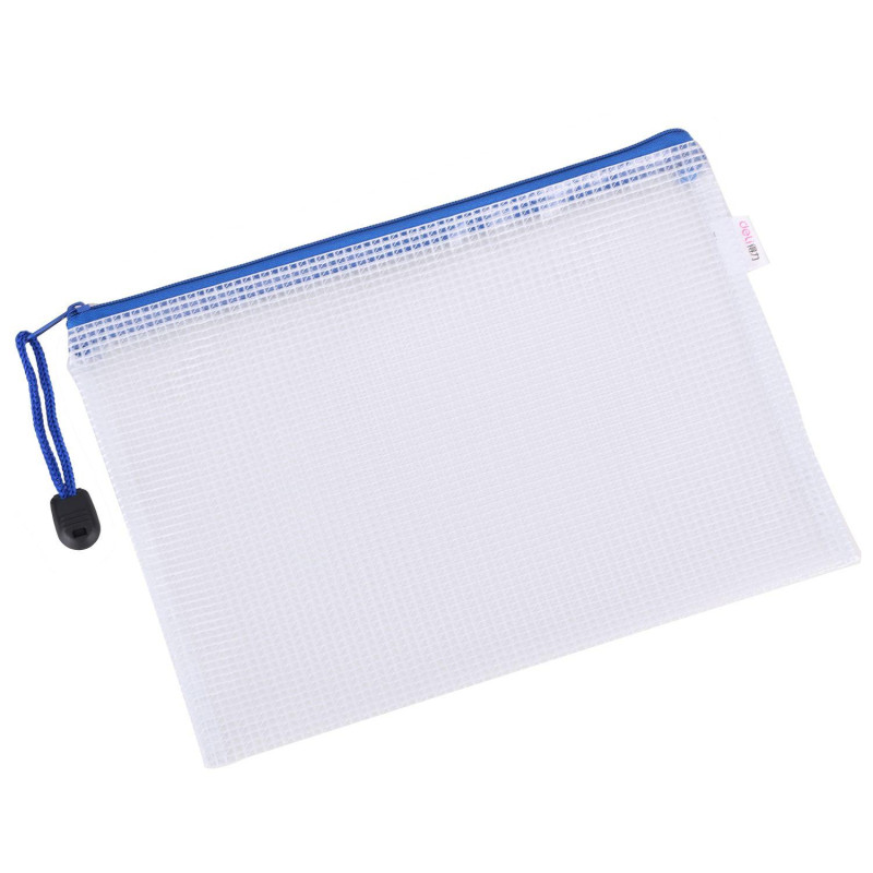 Папка-конверт на молнии А5 PP 0,23 мм ассортименте E5656