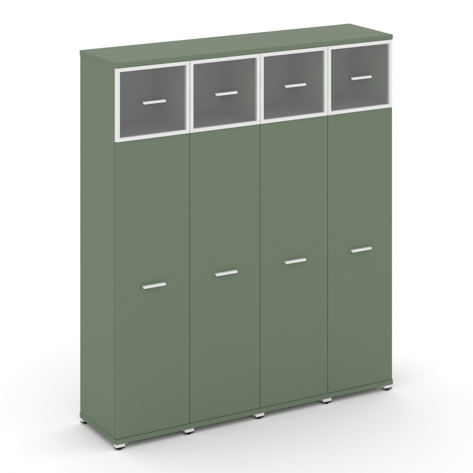 Concept Шкаф 4 узкие секции, 5 ниш CN.STU-547 RPW W Кобо/Металл Белый/Прозрачный 1668*420*1922 Concept Шкаф 4 узкие секции, 5 ниш CN.STU-547 RPW W Кобо/Металл Белый/Прозрачный 1668*420*1922