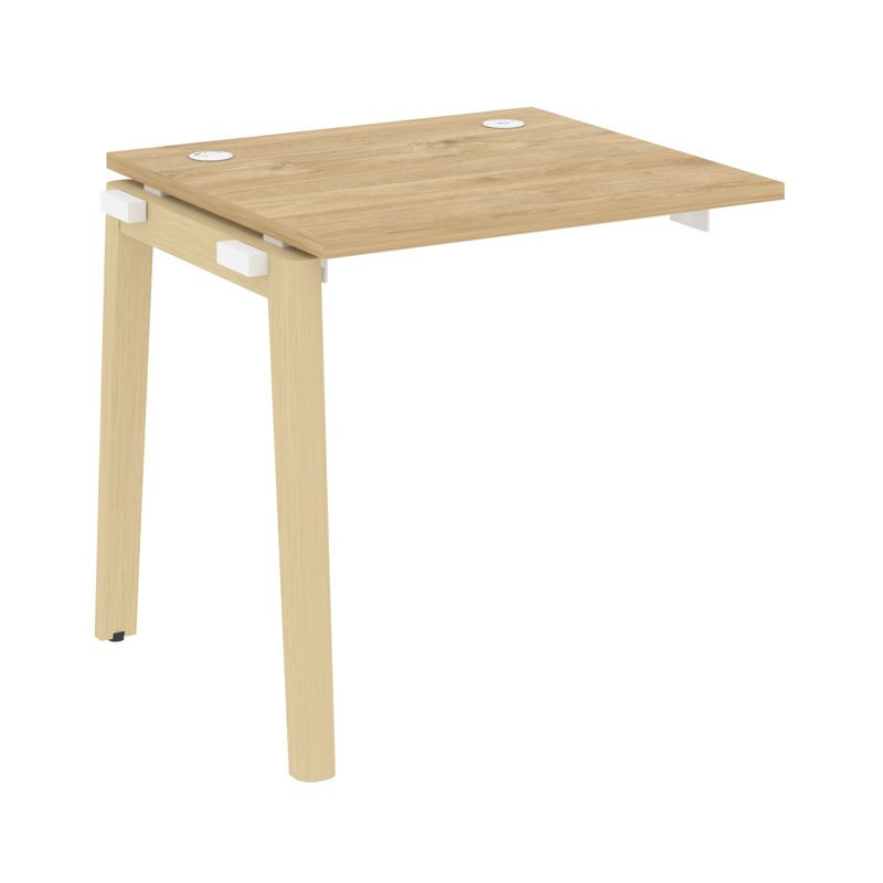 Onix Wood Наборный эл. раб. станции OW.1.NRS-0.7 Тиквуд Светлый/Дуб Светлый/Металл Белый 780*720*750