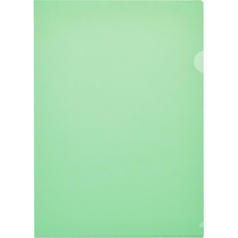 Папка уголок Attache Economy п/э цв. E-100/334T зеленая Россия 10 шт/уп