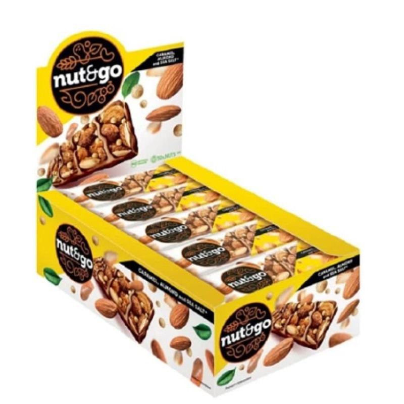 Батончик миндальный Nut N Go , 34гХ18шт/уп, ВК313