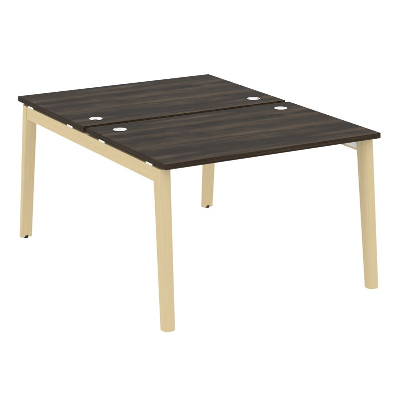 Onix Wood Рабочая станция OW.D.RS-2.2.8 Дуб Мали/Дуб Светлый/Металл Белый 1180*1635*750