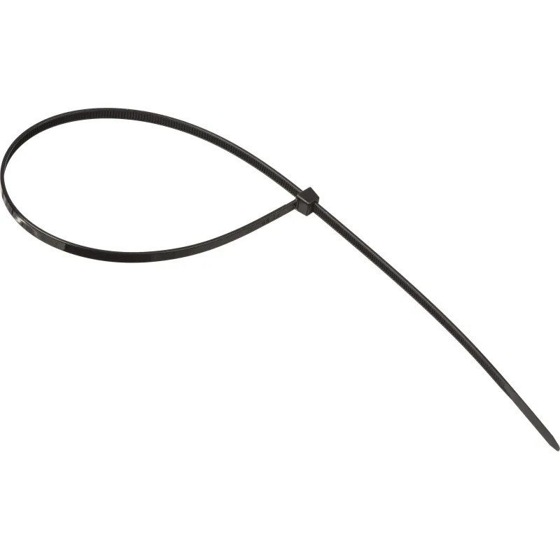 Хомут стяжка нейлоновая TOPFORT 5х400 (4,8х400 мм) чёрный 100 шт/уп