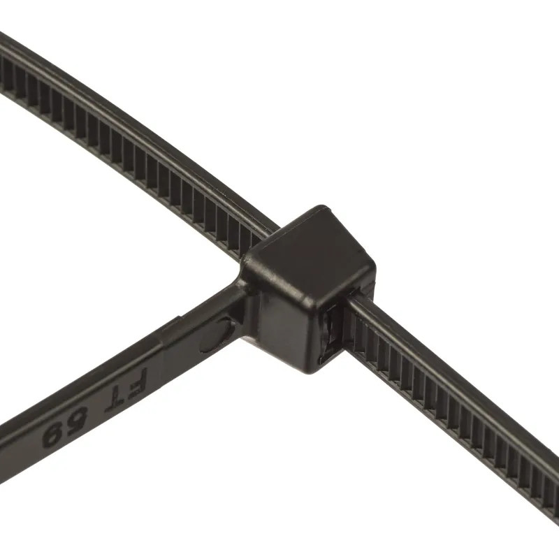 Хомут стяжка нейлоновая TOPFORT 5х400 (4,8х400 мм) чёрный 100 шт/уп