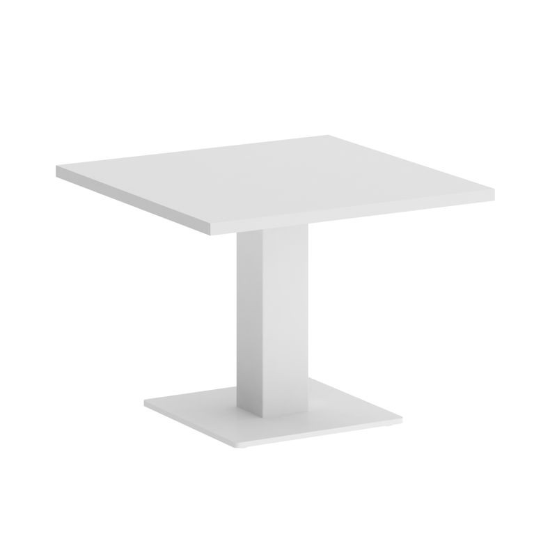 Riva Стол журнальный квадратный А.СЖ-2 Белый/Металл Белый 600*600*450 Riva Стол журнальный квадратный А.СЖ-2 Белый/Металл Белый 600*600*450