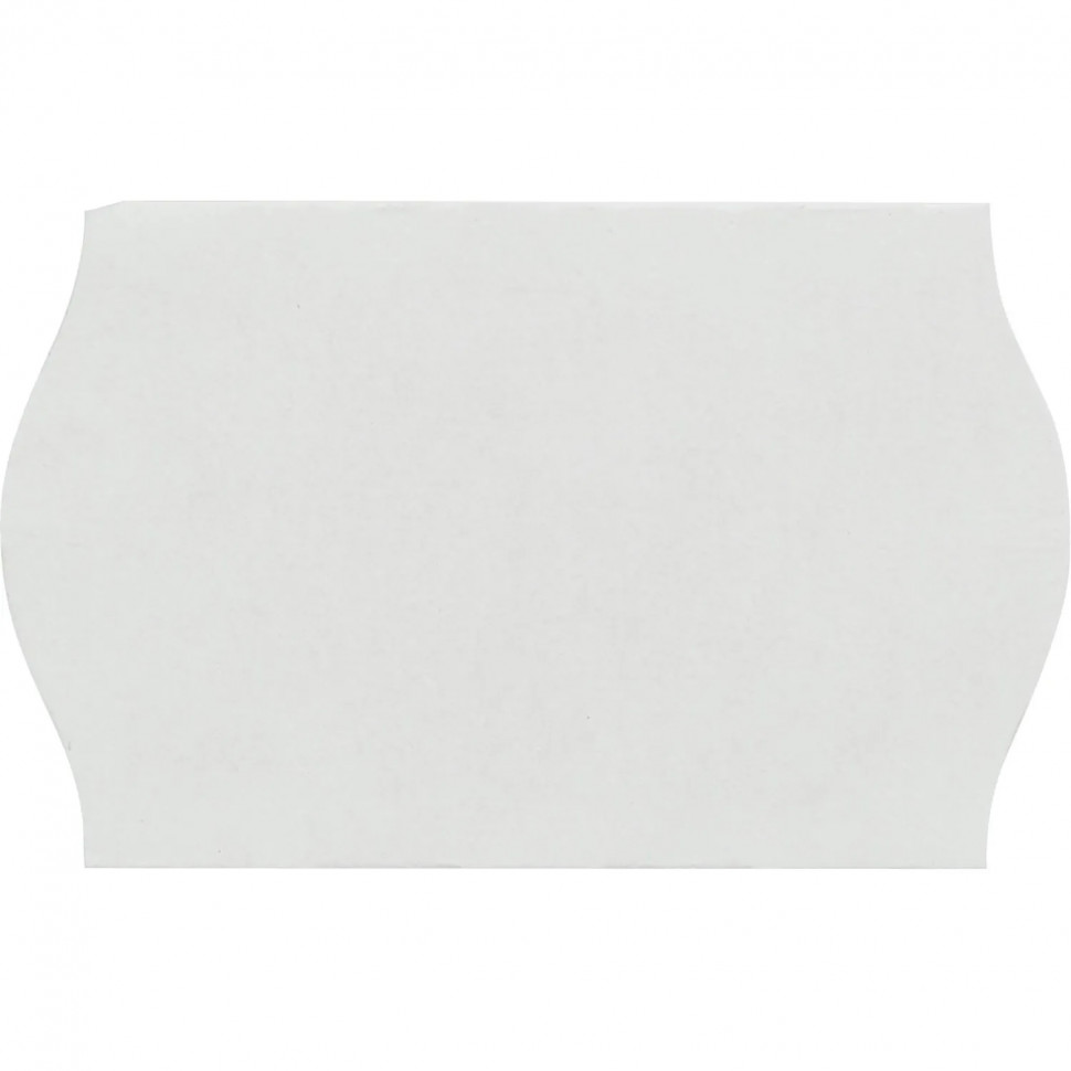 Этикет-лента 26х16 белая волна 1000 шт/рул, 10 рул/уп