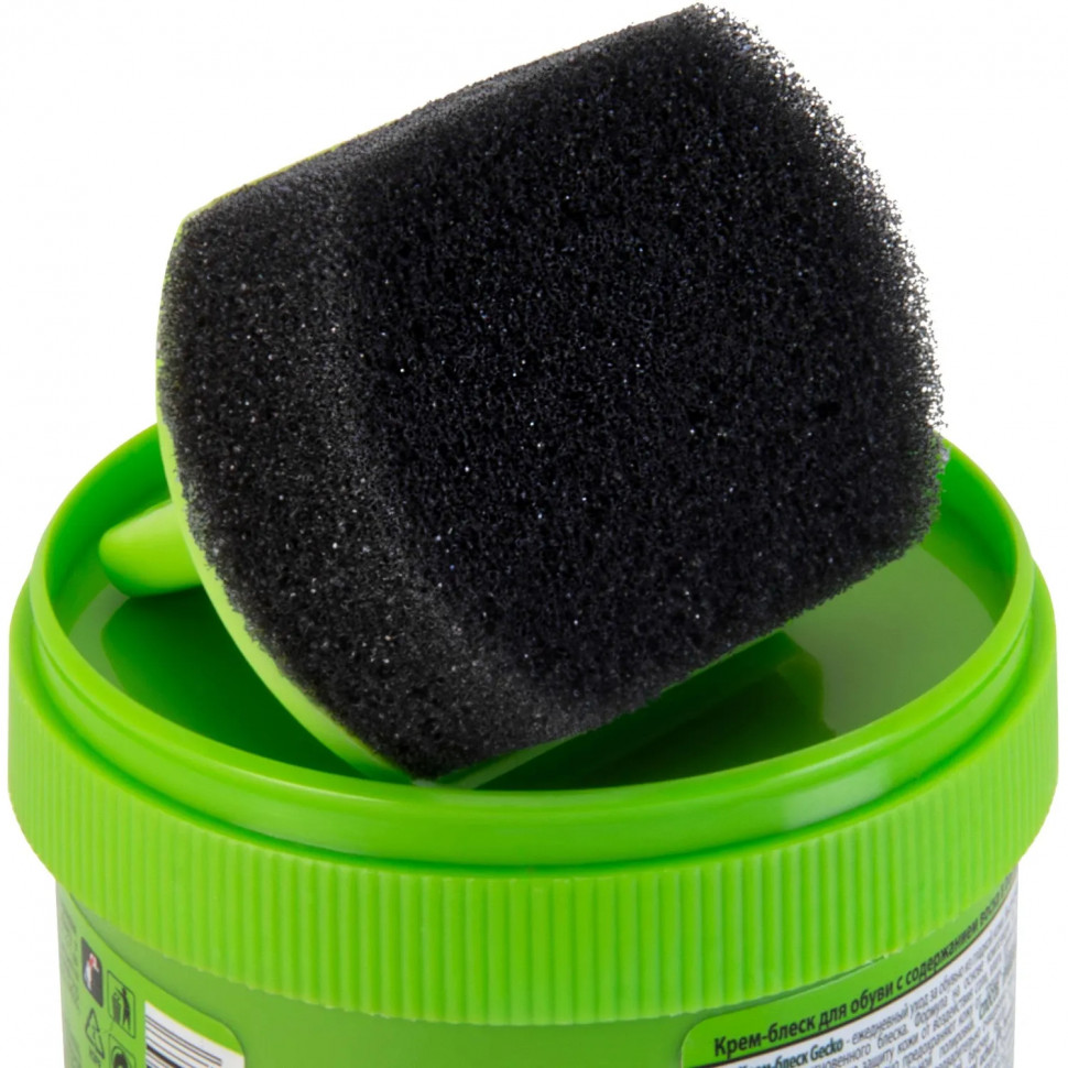 Крем д/обуви  блеск черный серии Gecko 60мл_СПБ