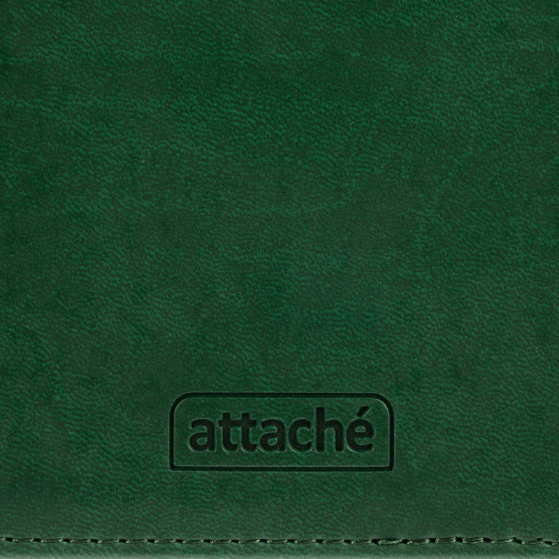 Ежедневник датированный 2026 АТТАСНЕ, А5, 180л, 143х210мм, Сиам зеленый