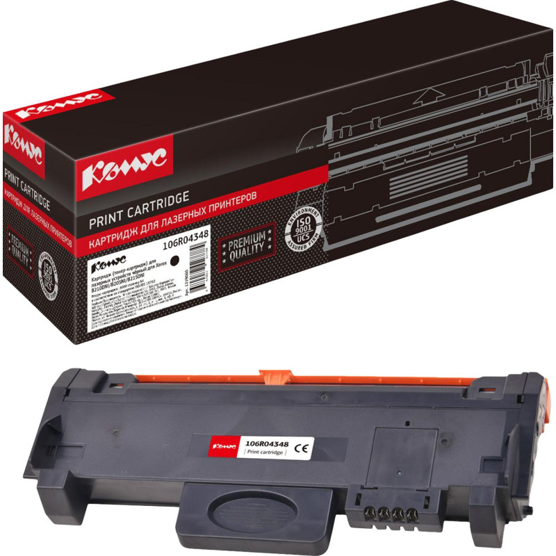 Тонер-картридж Комус 106R04348 чер. для Xerox B210DNI/B205NI/B215DNI