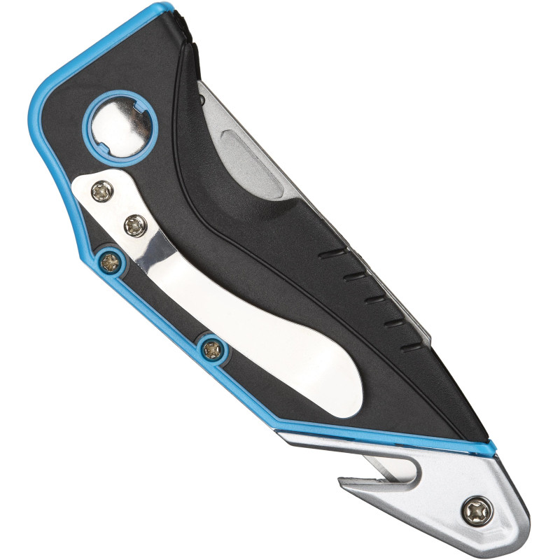 Нож универсальный складной TOPFORT 19мм трапец.+резак д/строп,стяжек