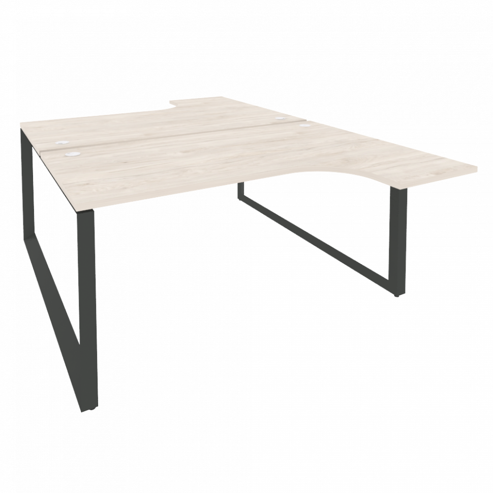 Onix Рабочая станция на О-образном м/к O.MO-D.SA-4 Денвер Светлый/Металл Антрацит 1580*2395*750 (163