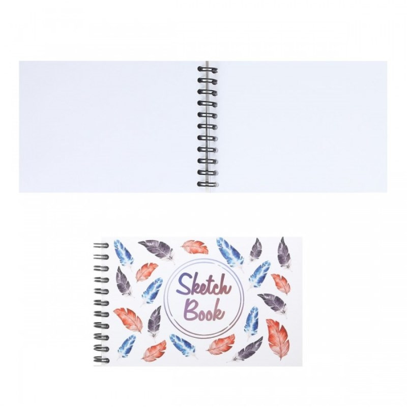 Скетчбук А6,60л,бл.офсет 100гр,бок.спир,жестк.подл.SKETCHBOOK MINI 2620 асс