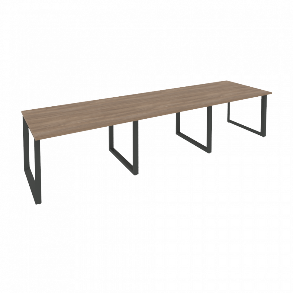 Onix Стол переговорный O.MO-PRG-3.2 Дуб Аризона/Металл Антрацит 3540*980*750