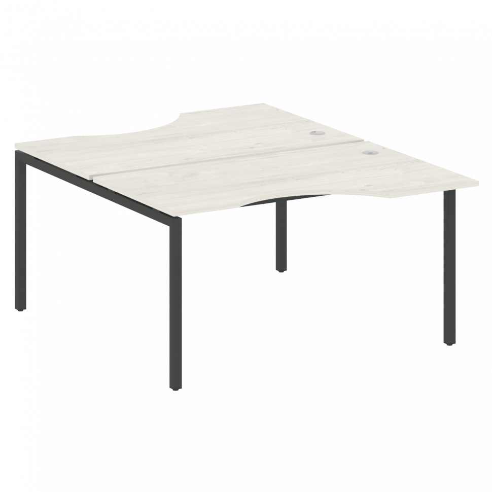 Metal System Quattro Рабочая станция криволинейная на П-образном м/к 40БП.РАС-СА-2.2 Дуб Наварра/Мет Metal System Quattro Рабочая станция криволинейная на П-образном м/к 40БП.РАС-СА-2.2 Дуб Наварра/Мет