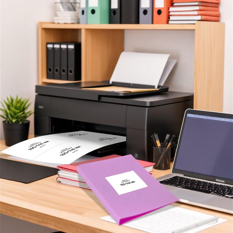 Этикетки самоклеящиеся 105х148 мм/4 шт. на лис.А4 (100 лист