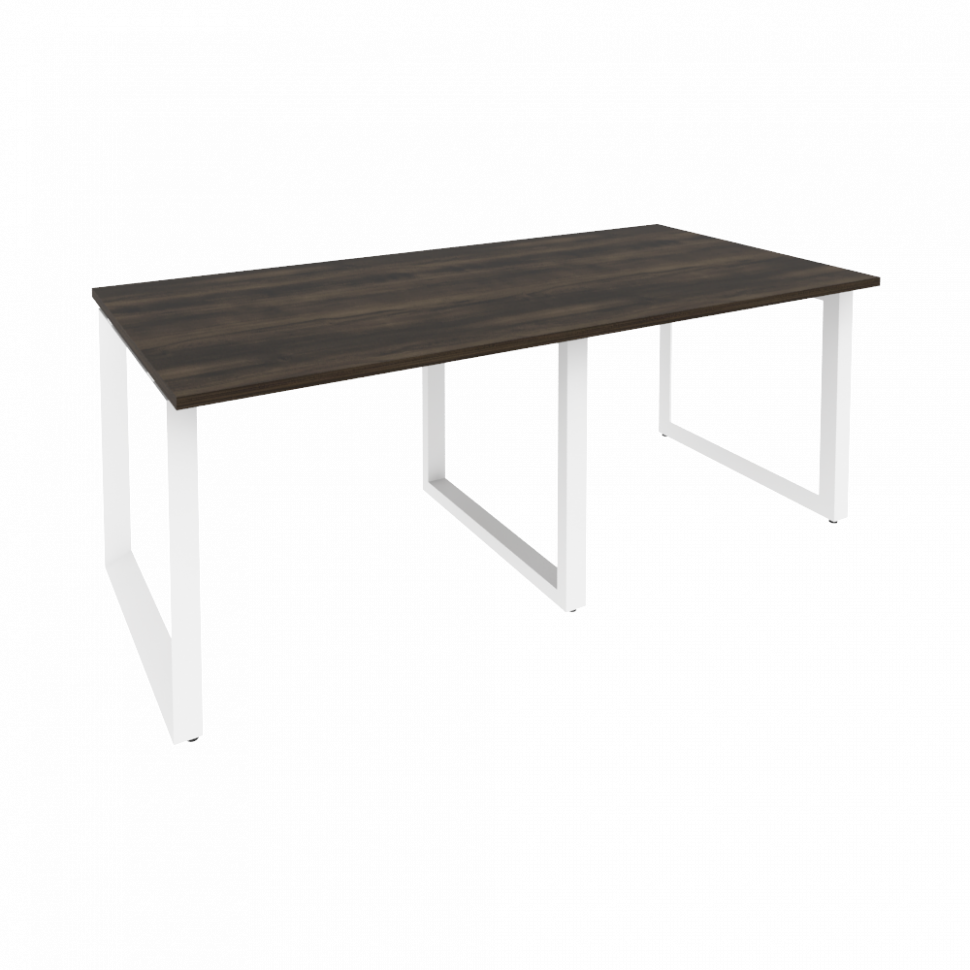 Onix Стол переговорный O.MO-PRG-2.1 Дуб Мали/Металл Белый 1960*980*750