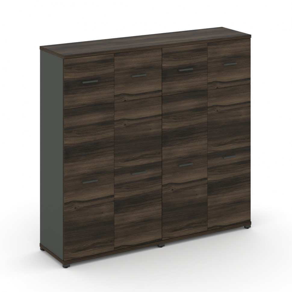 Concept Шкаф 2 широкие секции, 4 ниши CN.STS-424 A Дуб Мали/Антрацит/Металл Антрацит 1668*420*1554 Concept Шкаф 2 широкие секции, 4 ниши CN.STS-424 A Дуб Мали/Антрацит/Металл Антрацит 1668*420*1554