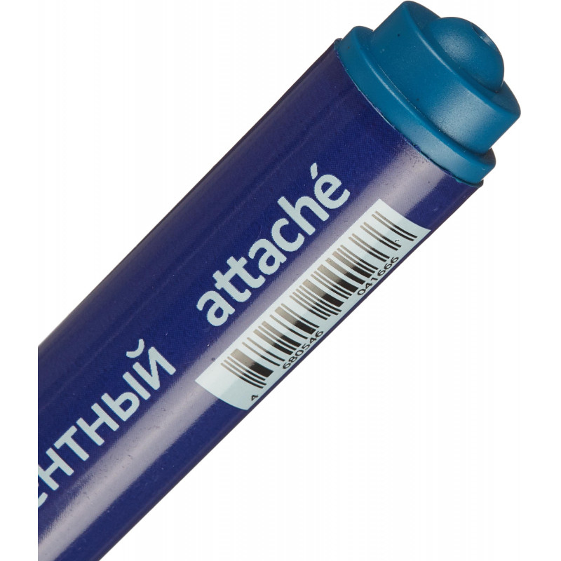 Маркер перманентный универсальный Attache Economy синий 2-3 мм