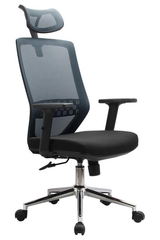 Кресло Альт RCH 833H Серый/Черный