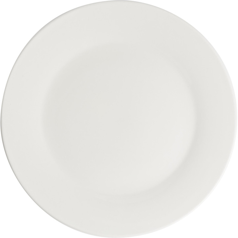 Тарелка Kaylas, D202мм, фарфор, белая 6шт/уп
