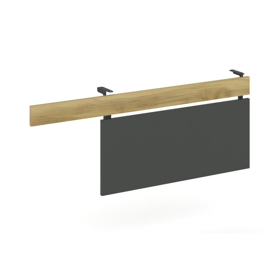 Concept Царга стола с опорной тумбой CN.CST-003 Дуб Винченцо/Антрацит/Металл Антрацит 1230*18*458