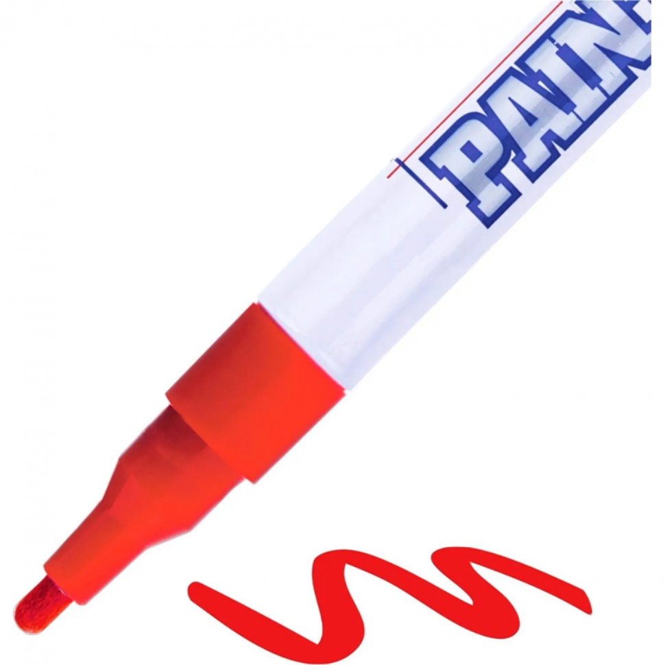 Маркер лаковый MunHwa 2 мм красный