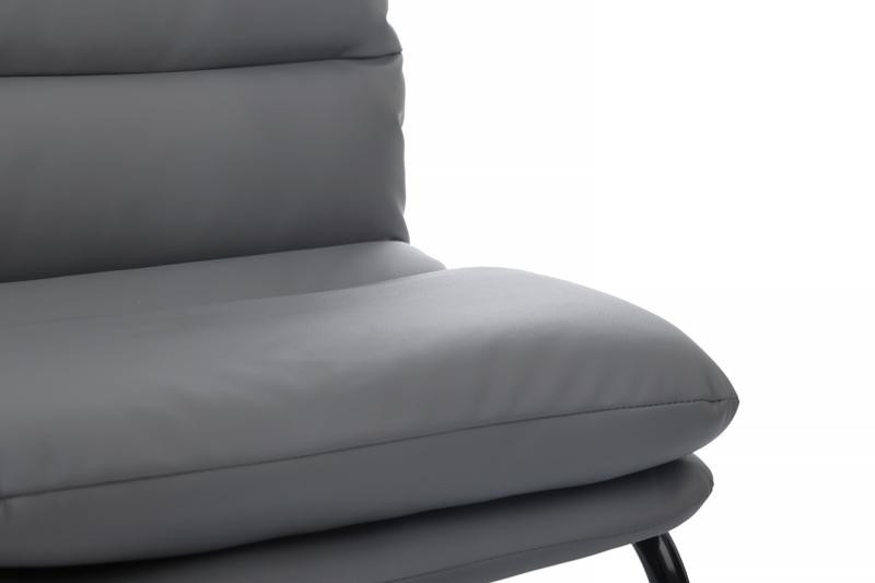 Кресло Пегас RCH PS-919 Серый/Металл Черный